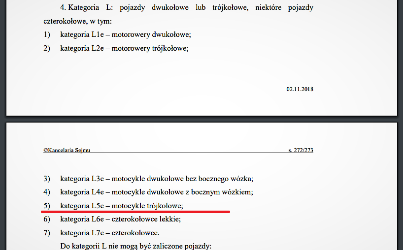 Załącznik nr 2 Prawo o ruchu drogowym Dz. U. z 2018 r. poz. 1990.